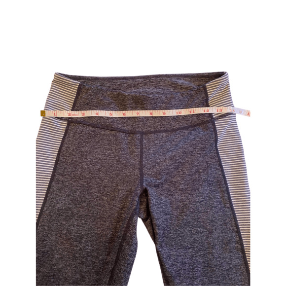 Zella Women's Athletic High-Rise Side Stripes Work Out Leggings In Grey Small - Picture 5 of 7